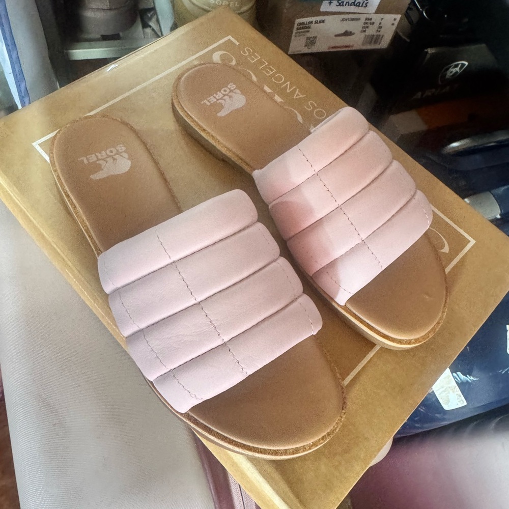 Brand New Sorel Women's Blush Slide Sandals